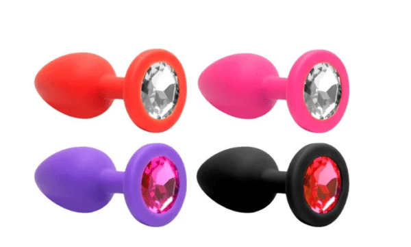 Plug Anal Silicone Tamanho P Sexy Import