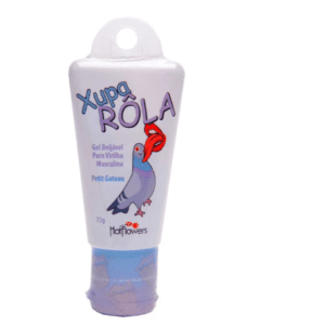 Xupa Rola Gel Beijável Masculino 15G Hot Flowers