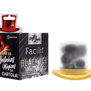 Six Ball Facilit Black Ice Bolinha 6 Unidades Soft Love