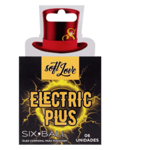 Six Ball Eletric Plus Bolinha Vibra 6 Unidades Soft Love
